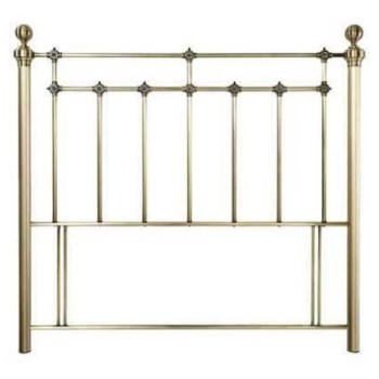 Emperor antique brass 4ft6` headboard.