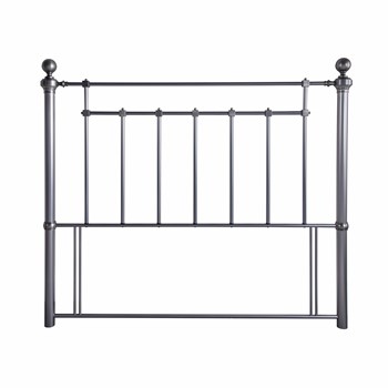 Ledbury antique silver headboard