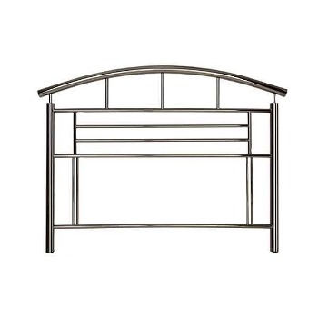 Mars black nickel headboard.