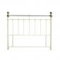 York cream and brass headboard - view 1