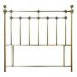 Emperor antique brass bed headboard. - view 1