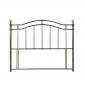 Cambridge black nickel bed headboard - view 1